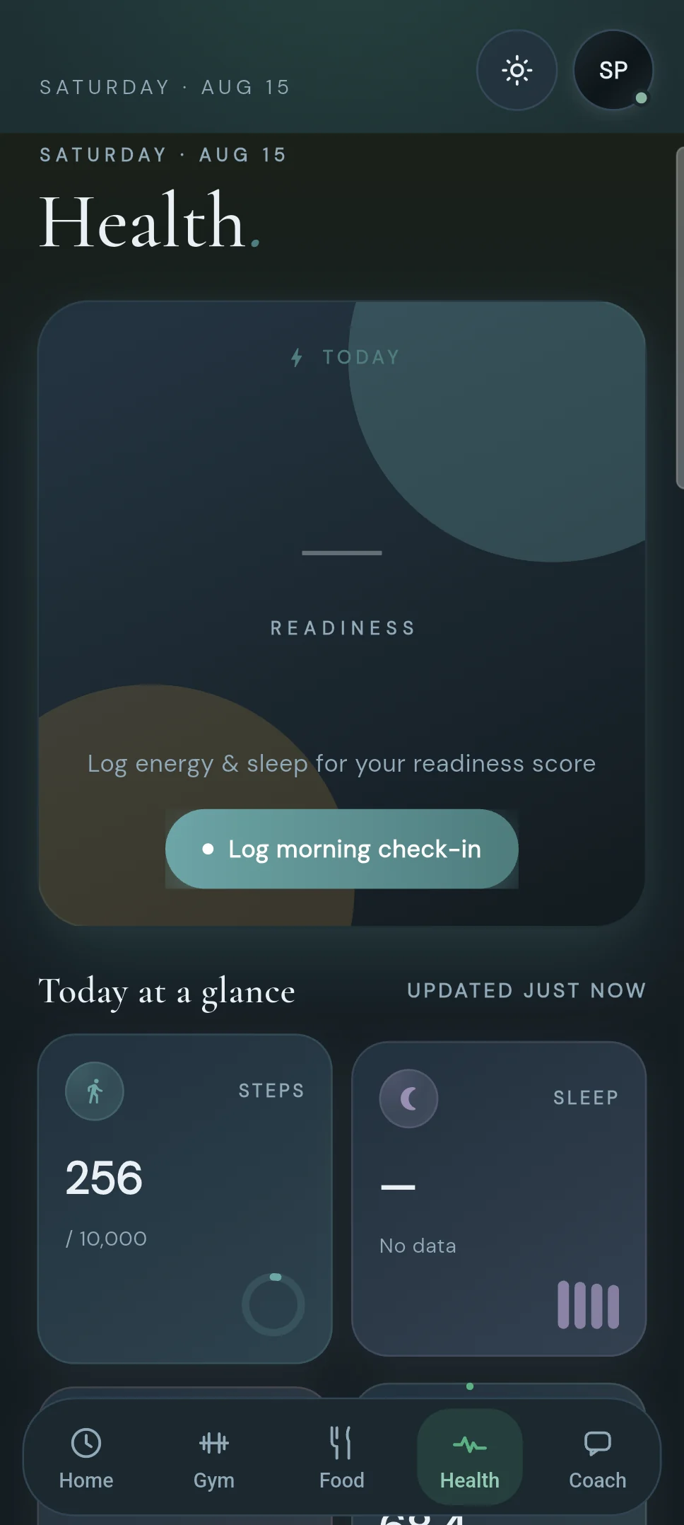 Health readiness for today